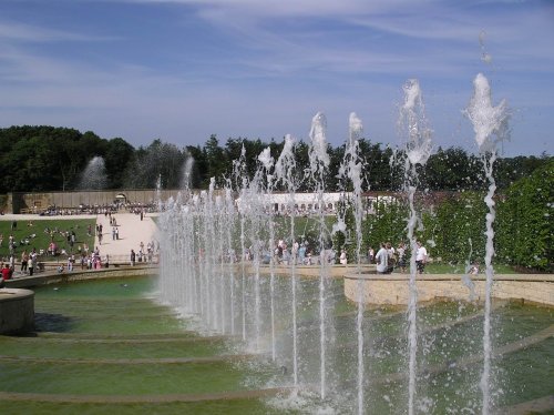 Water Feature. Alnwick Castle, Northumberland, England