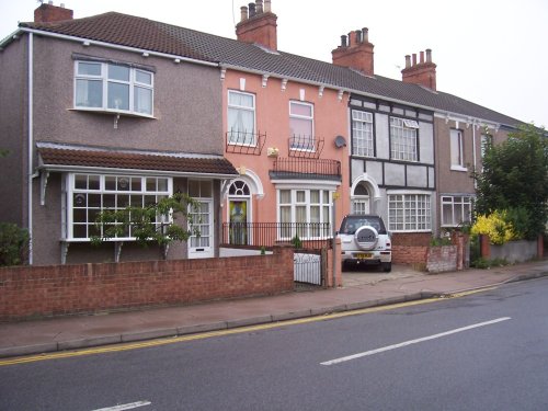 Victorian town Housing, Littlefield Lane, Grimsby.