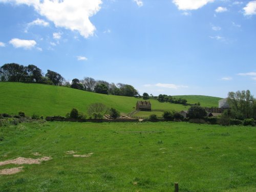 A view from in the main car park at Abbotsbury