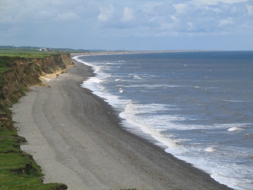 Sheringham, Norfolk. View of coast between Sheringham and Sheringham Park taken May 2004