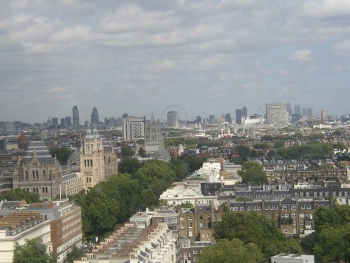 View over London from Kensington Hotel