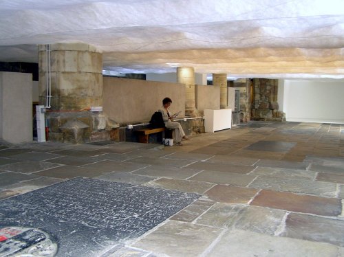 Inside St Mary's church, castlegate, York