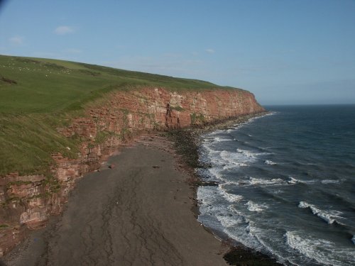 St Bees Fleswick Bay. Starting point for coast to coast walk