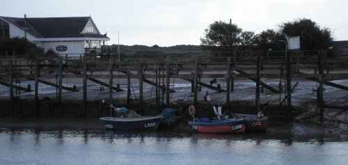 Fishing boats on the river Arun at Littlehampton 01/10/05