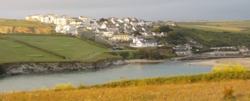 Summer evening near Newquay, Cornwall