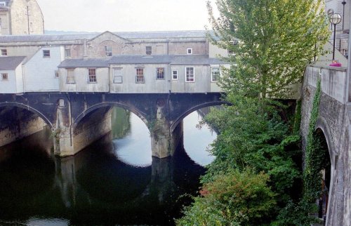 North side of Pulteney Bridge, Bath