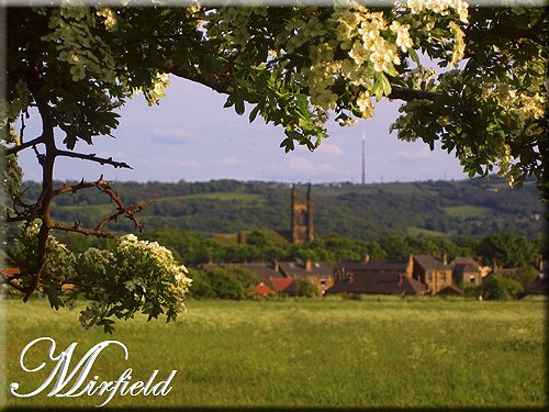 Mirfield (west yorkshire), showing the mirfield church (st mary's)