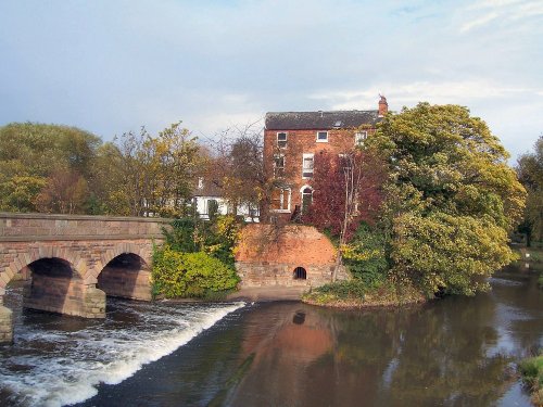 Taken from Burton Bridge. Burton upon Trent, Staffordshire