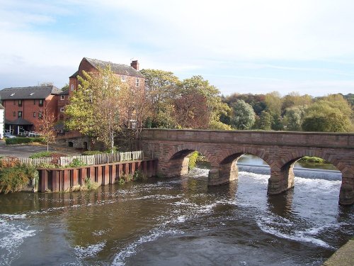 Off Burton Bridge. Burton upon Trent