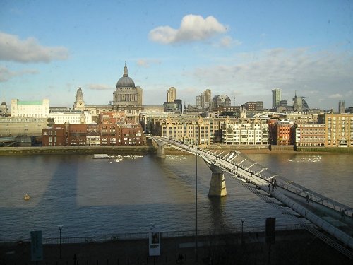 Millennium Bridge & St Paul's Cathedral, London