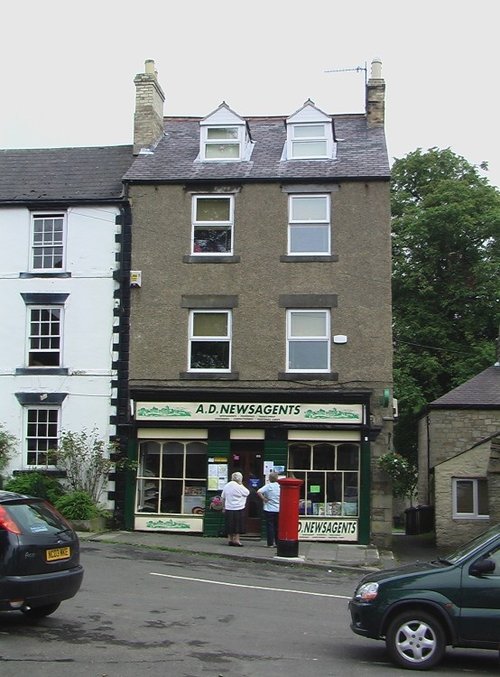 The local newsagents in Allendale town, Northumberland