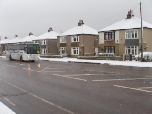 Snow in Huddersfield, West Yorkshire