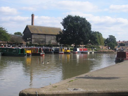 A view of Shakespeare's Avon in Stratford upon Avon. Warwickshire