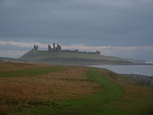 Dunstanburgh Castle near Craster, Northumberland