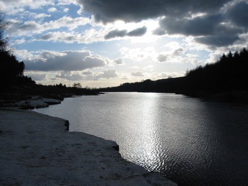 Cod Beck Reservoir near Osmotherley. North York Moors.