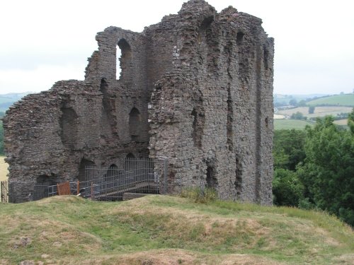 Clun Castle in South Shropshire