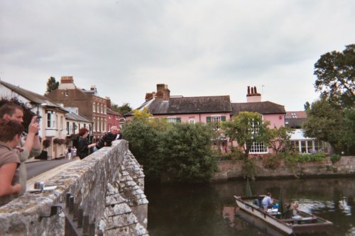 view from Castle Street, Christchurch, Dorset