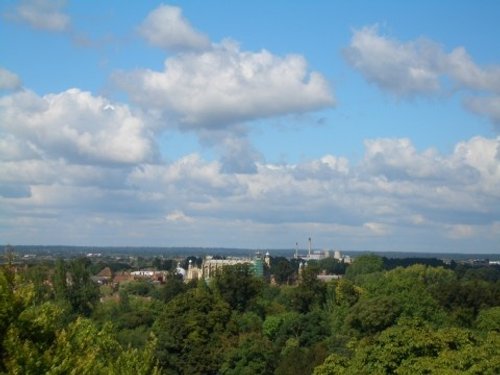 View from outside State Apartments, Windsor Castle