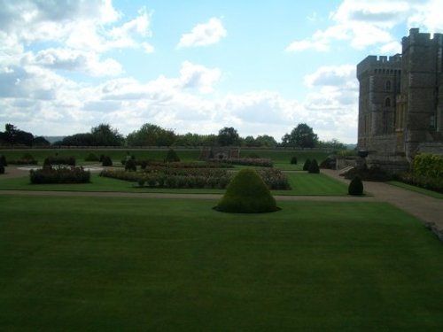 view of the garden, Windsor Castle