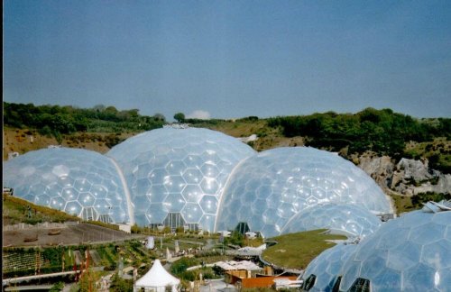 The Eden Project in Bodelva, Cornwall