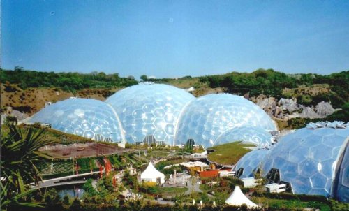 The Eden Project in Bodelva, Cornwall