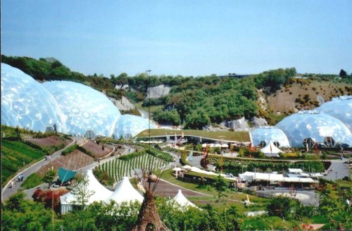 Eden project in Cornwall