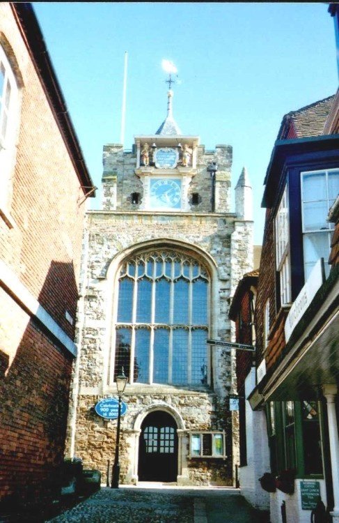 St. Mary's Church with its wonderful clock, in Rye, East Sussex