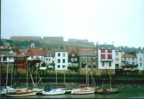 River Esk and East Side in Whitby, North Yorkshire