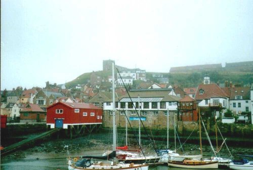 River Esk and East Side in Whitby, North Yorkshire