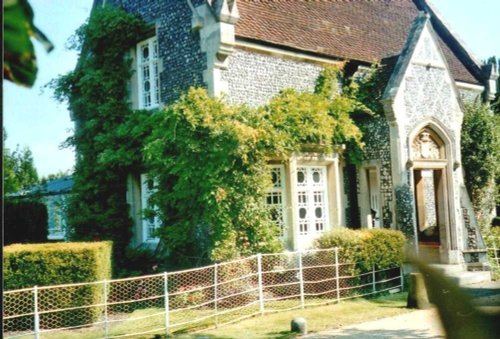 by Verulamium Theatre in St Albans, Hertfordshire