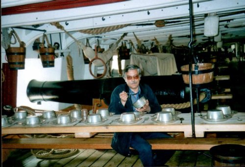 On board of HMS Warrior in Portsmouth, Hampshire