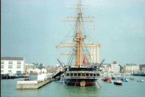 HMS Warrior in Portsmouth, Hampshire