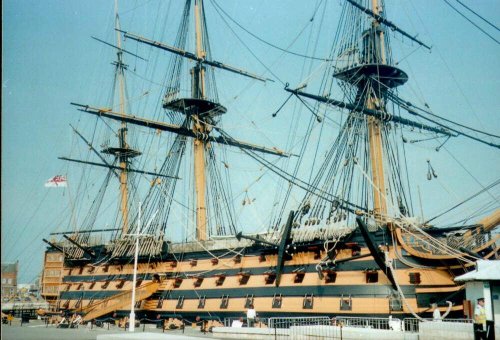 HMS Victory in Royal Naval Museum in Portsmouth, Hampshire