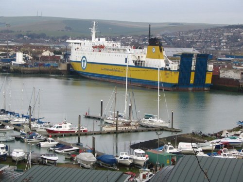 Marina and Ferry, Newhaven, East Sussex