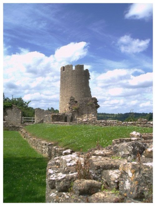 The castle, Farleigh Hungerford, Somerset.