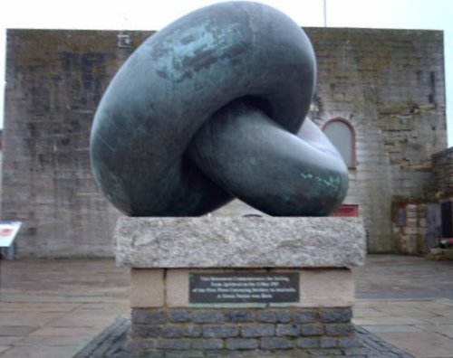 Momument to Australia Settlers, by the Round Tower walls, Portsmouth