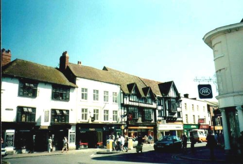 Meer Street and Henley Street in Stratford-upon-Avon