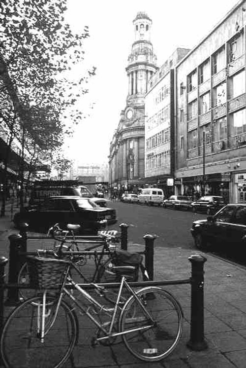 Manchester Deansgate end looking towards Market Street.