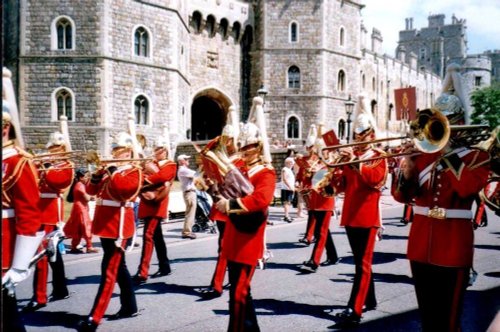 Changing of the Guard in Windsor Castle