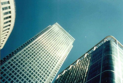 London - Docklands, Canary Wharf, May 2001