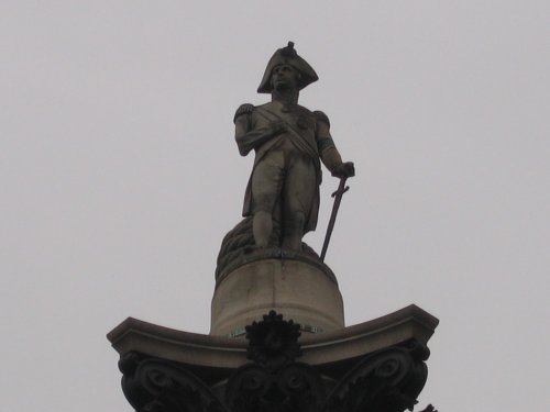 Nelsons Column at Trafalgar Square, London