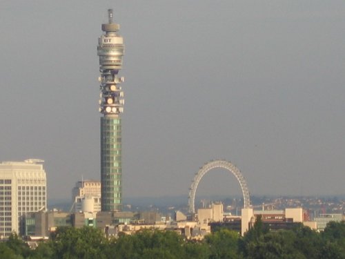 London Eye, taken from primrose hill.