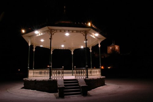 The Bandstand. In Hexham's park.