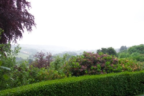 Raining in the morning, leaving Haworth, England 2004