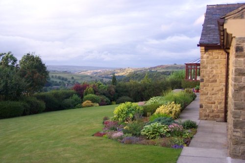 Home and garden in Haworth, England 2004