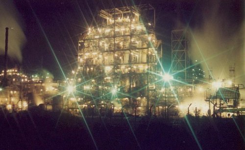 The refinery at Saltend, Hull, East Yorks