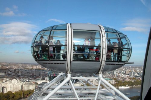 London Eye from the top!