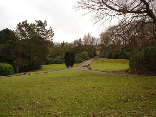 The clearing in Whitehall Park, Darwen, Lancashire.