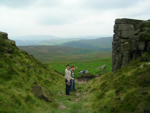 Stannage Edge, Peak District  July 2005