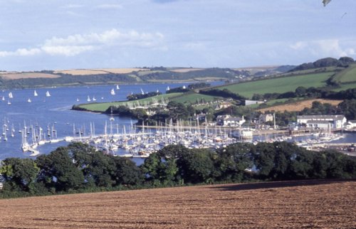 Mylor, Cornwall. Beautiful Mylor Yacht Harbour near Falmouth in Cornwall